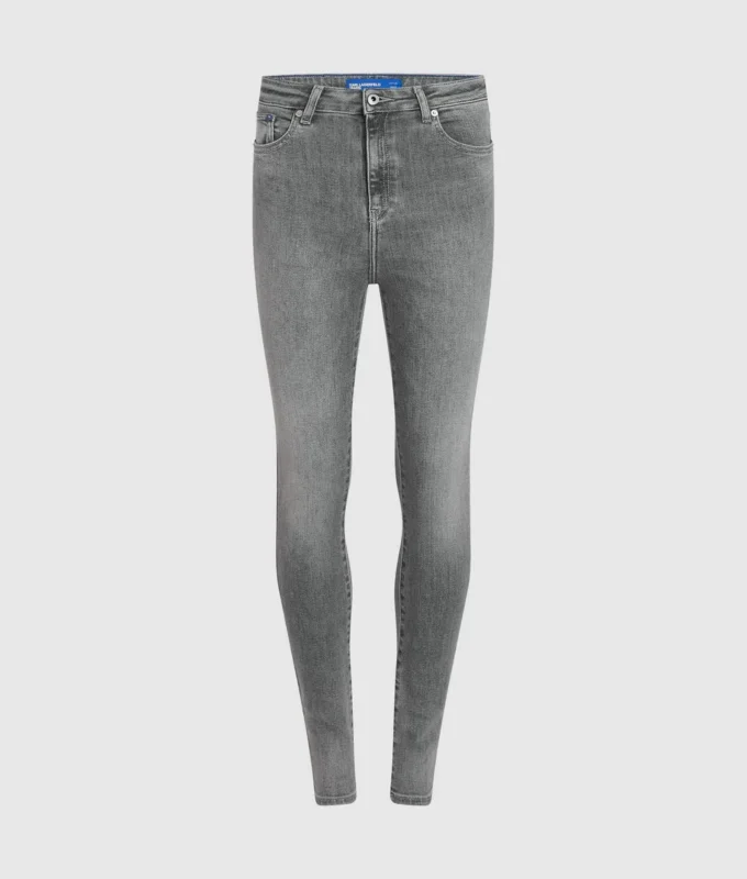 Skinny jeans met hoge taille