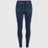 Skinny jeans met hoge taille
