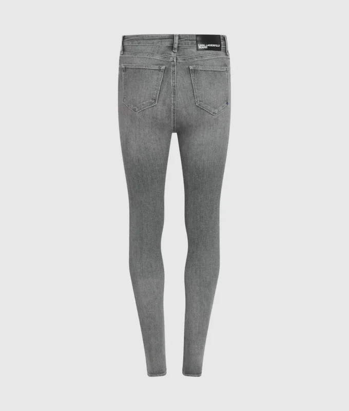 Skinny jeans met hoge taille