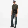 Slanke crossbodytas met logo