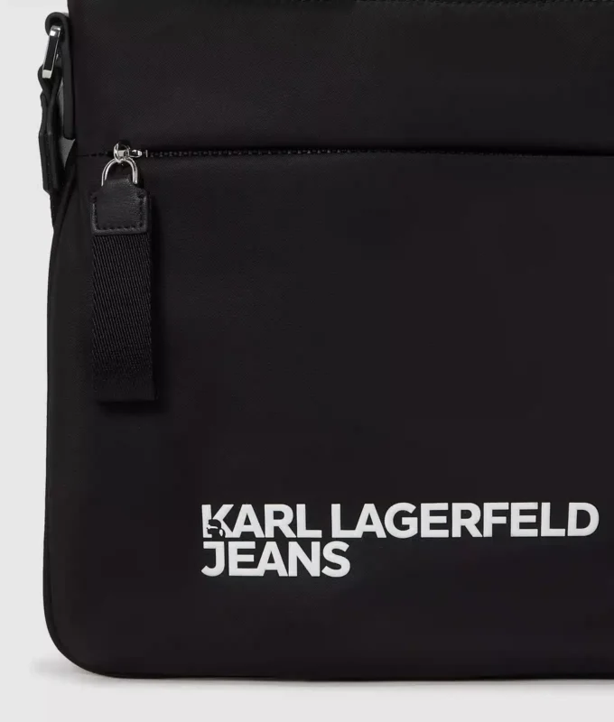 Slanke crossbodytas met logo