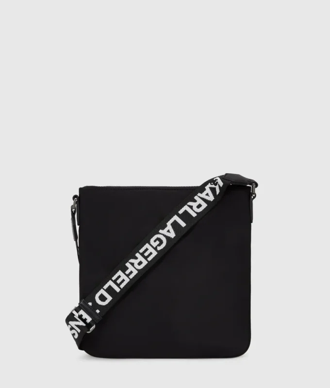 Slanke crossbodytas met logo