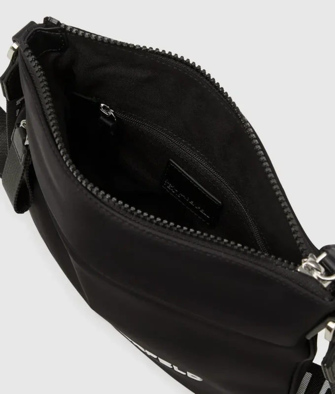Slanke crossbodytas met logo