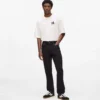 Slim fit jeans met metallic details