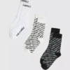 Sokken met all-over logo – 3-pack