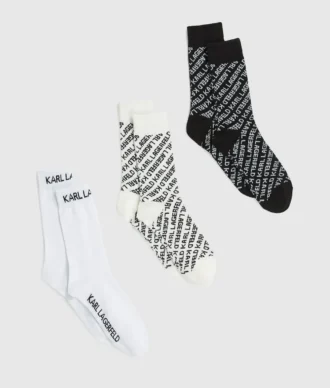 Sokken met all-over logo – 3-pack
