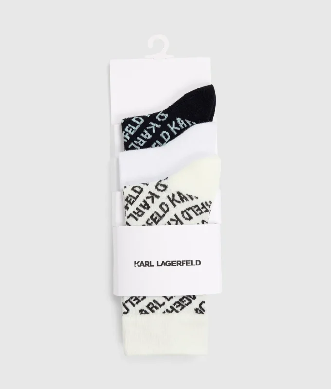Sokken met all-over logo – 3-pack