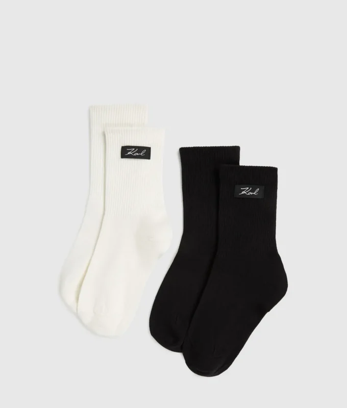 Sokken met kenmerkend logo – 2-pack