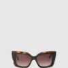 Stoere zonnebril met logo
