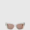 Stoere zonnebril met logo