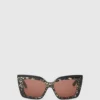 Stoere zonnebril met logo