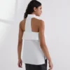 STRAPLESS POPLIN SHIRT
