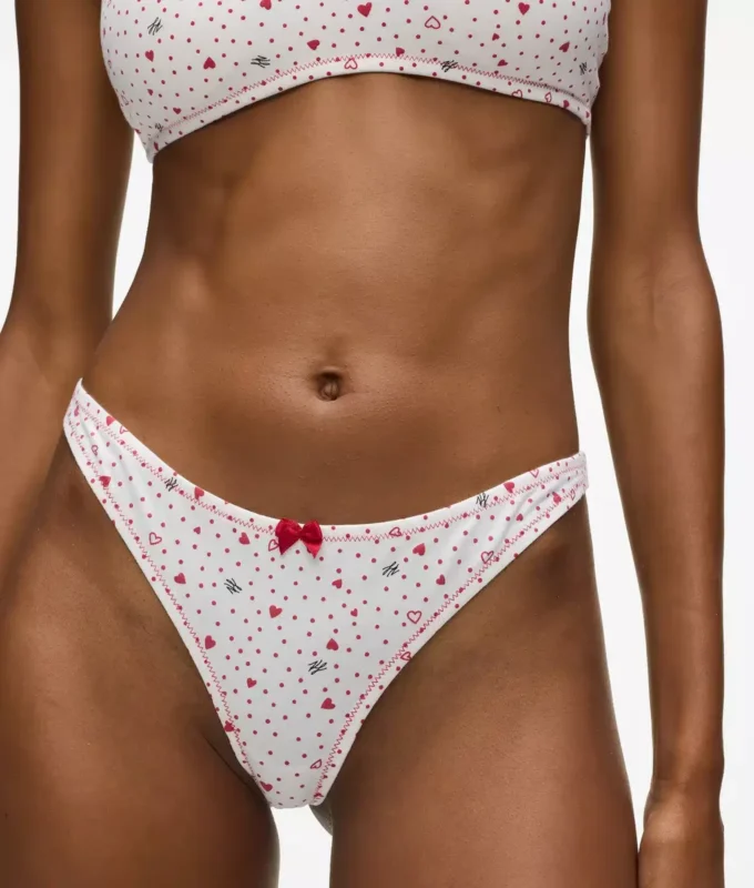 String met hartjesprint