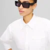 SUNGLASSES MET UITGESNEDEN SIGNATURE