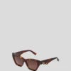 SUNGLASSES MET UITGESNEDEN SIGNATURE