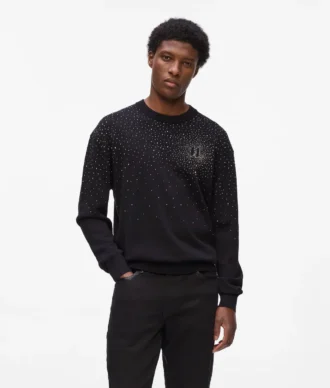 Sweater met strass-degradé