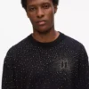 Sweater met strass-degradé