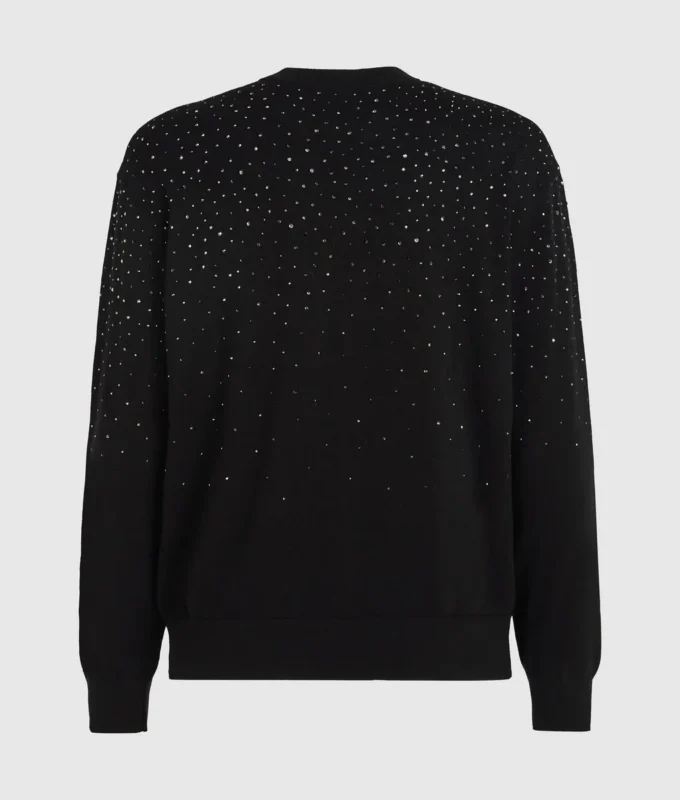 Sweater met strass-degradé