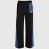 Sweatpants met denim inzetstuk