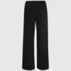 Sweatpants met denim inzetstuk