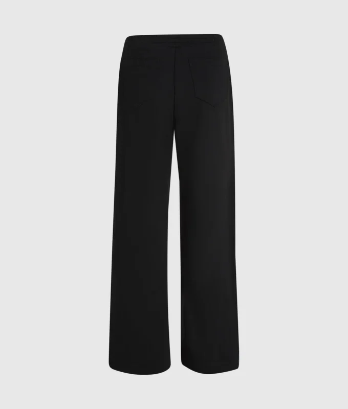 Sweatpants met denim inzetstuk