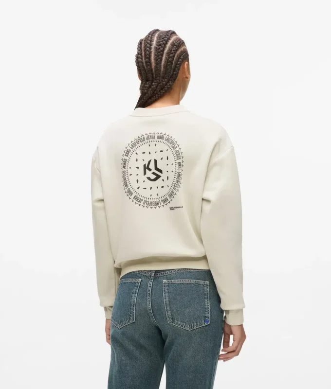 Sweatshirt met bandana-logo