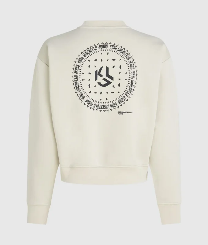 Sweatshirt met bandana-logo