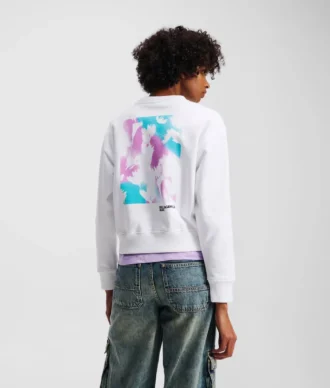 SWEATSHIRT MET BLOEMENPRINT