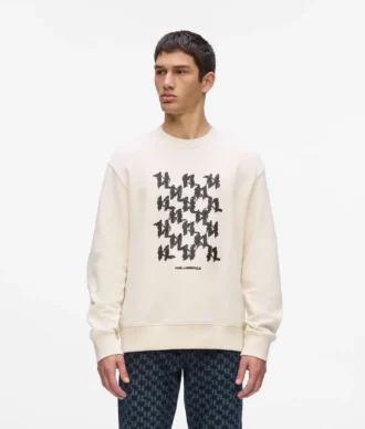 Sweatshirt met grafisch monogram