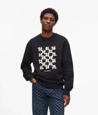 Sweatshirt met grafisch monogram