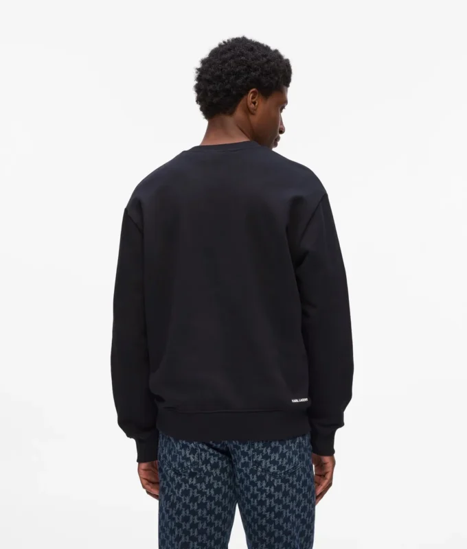 Sweatshirt met grafisch monogram