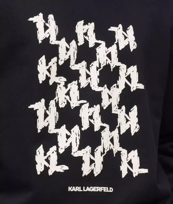 Sweatshirt met grafisch monogram