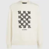 Sweatshirt met grafisch monogram