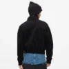 Sweatshirt met halve rits
