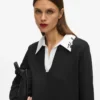 Sweatshirt met kenmerkende kraag