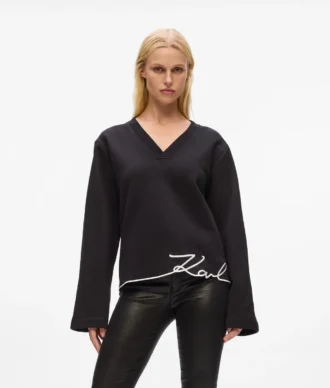 Sweatshirt met kenmerkende zoom