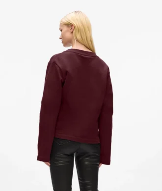 Sweatshirt met kenmerkende zoom