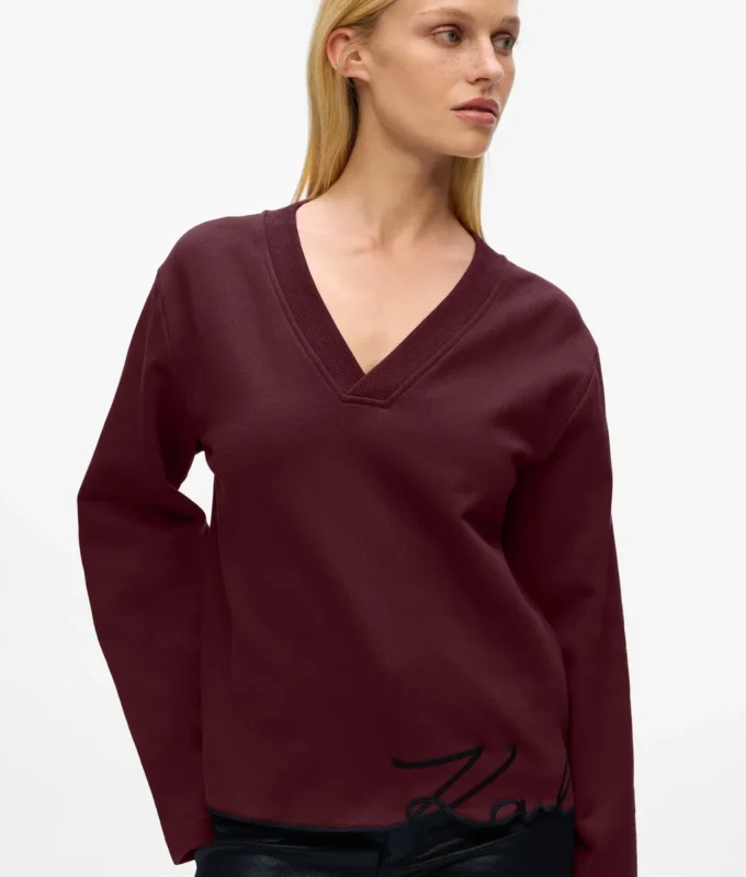 Sweatshirt met kenmerkende zoom