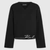 Sweatshirt met kenmerkende zoom