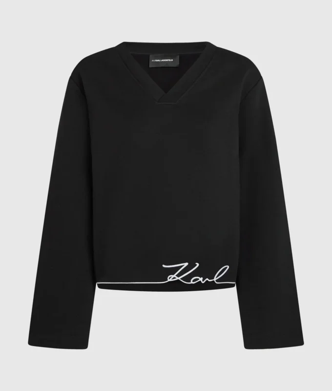 Sweatshirt met kenmerkende zoom