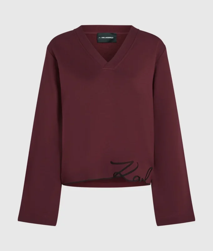 Sweatshirt met kenmerkende zoom