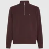 Sweatshirt met kwartritssluiting