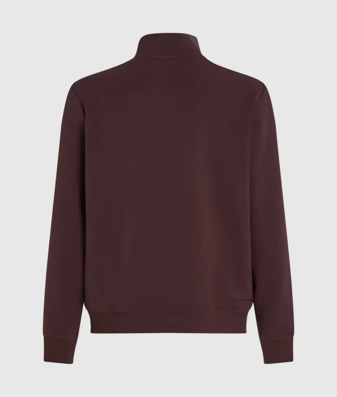 Sweatshirt met kwartritssluiting