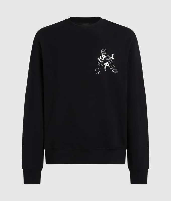 Sweatshirt met logo-letters