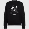 Sweatshirt met logo-letters
