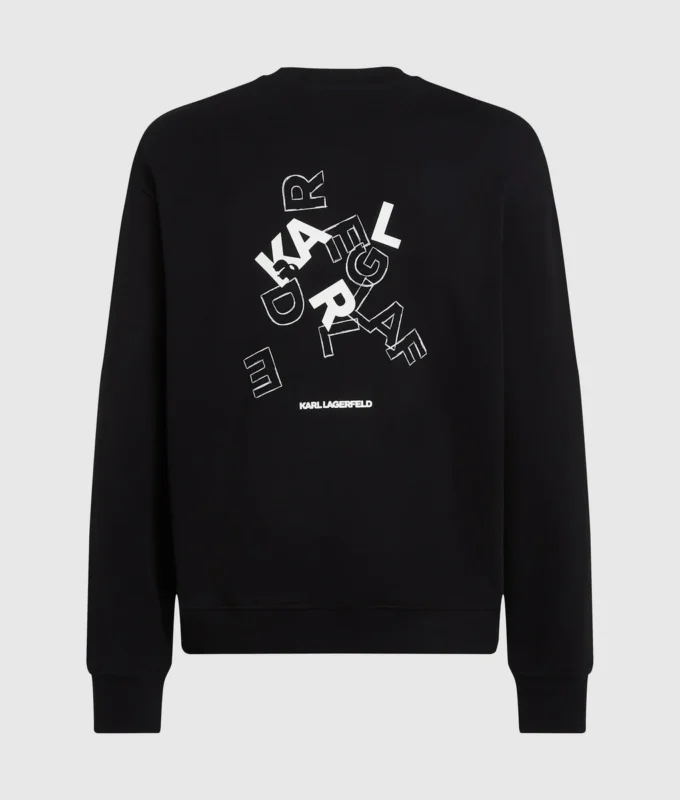 Sweatshirt met logo-letters
