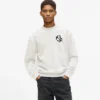 Sweatshirt met monogram patch