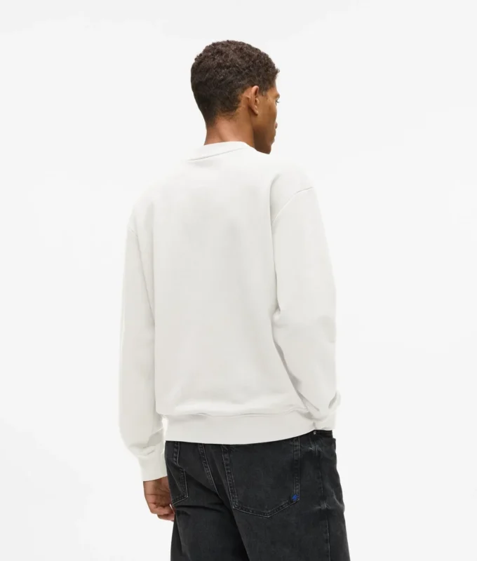 Sweatshirt met monogram patch