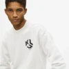 Sweatshirt met monogram patch