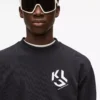 Sweatshirt met monogram patch